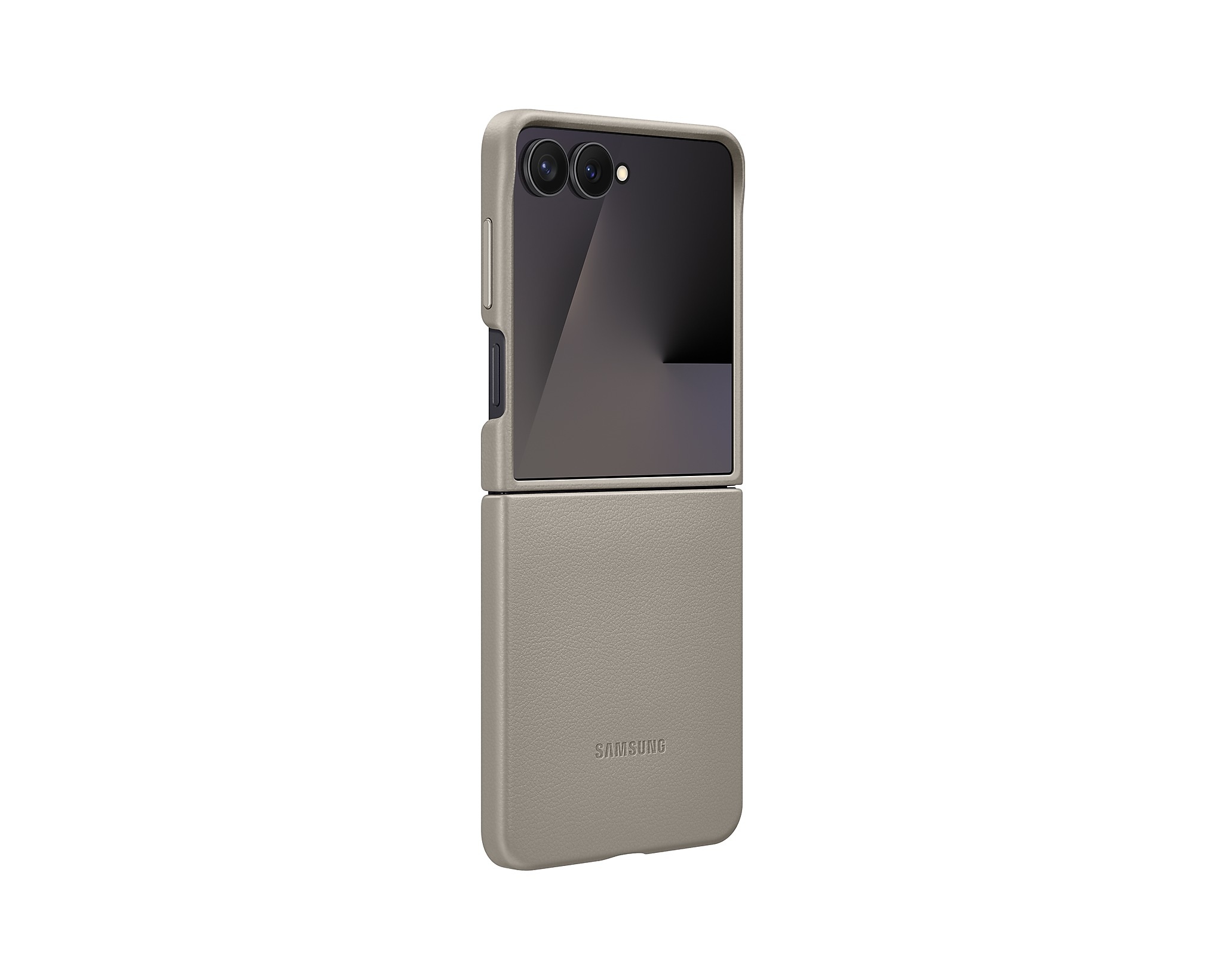 Samsung Ochranný kryt z vegánskej kože Flip7 Taupe 