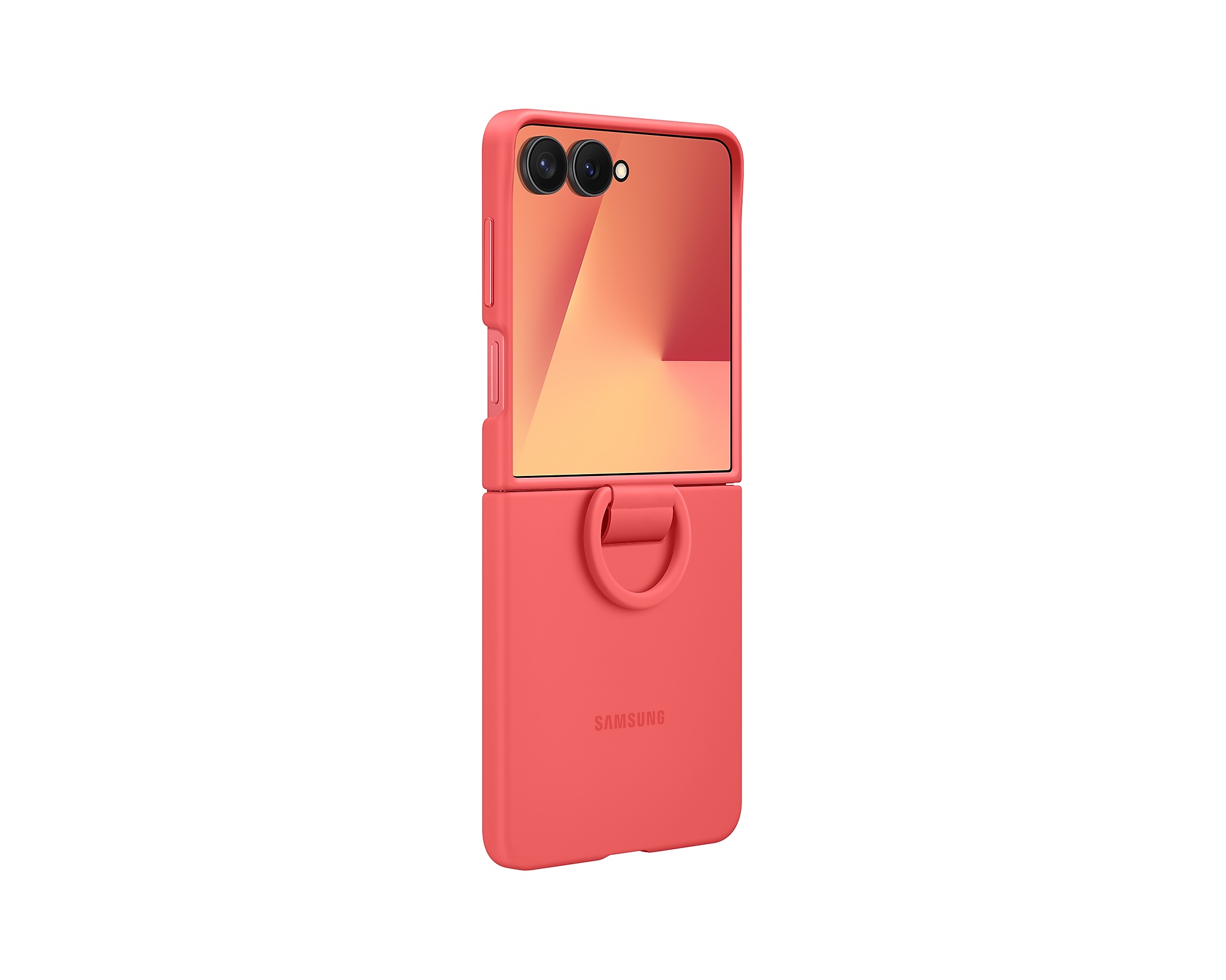 Samsung Silikónový kryt s držiakom na prst Flip7 Red 