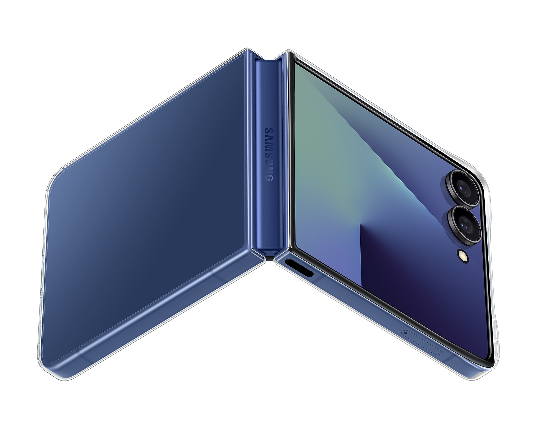 Samsung Priehľadný zadný kryt Flip7 Transparent 