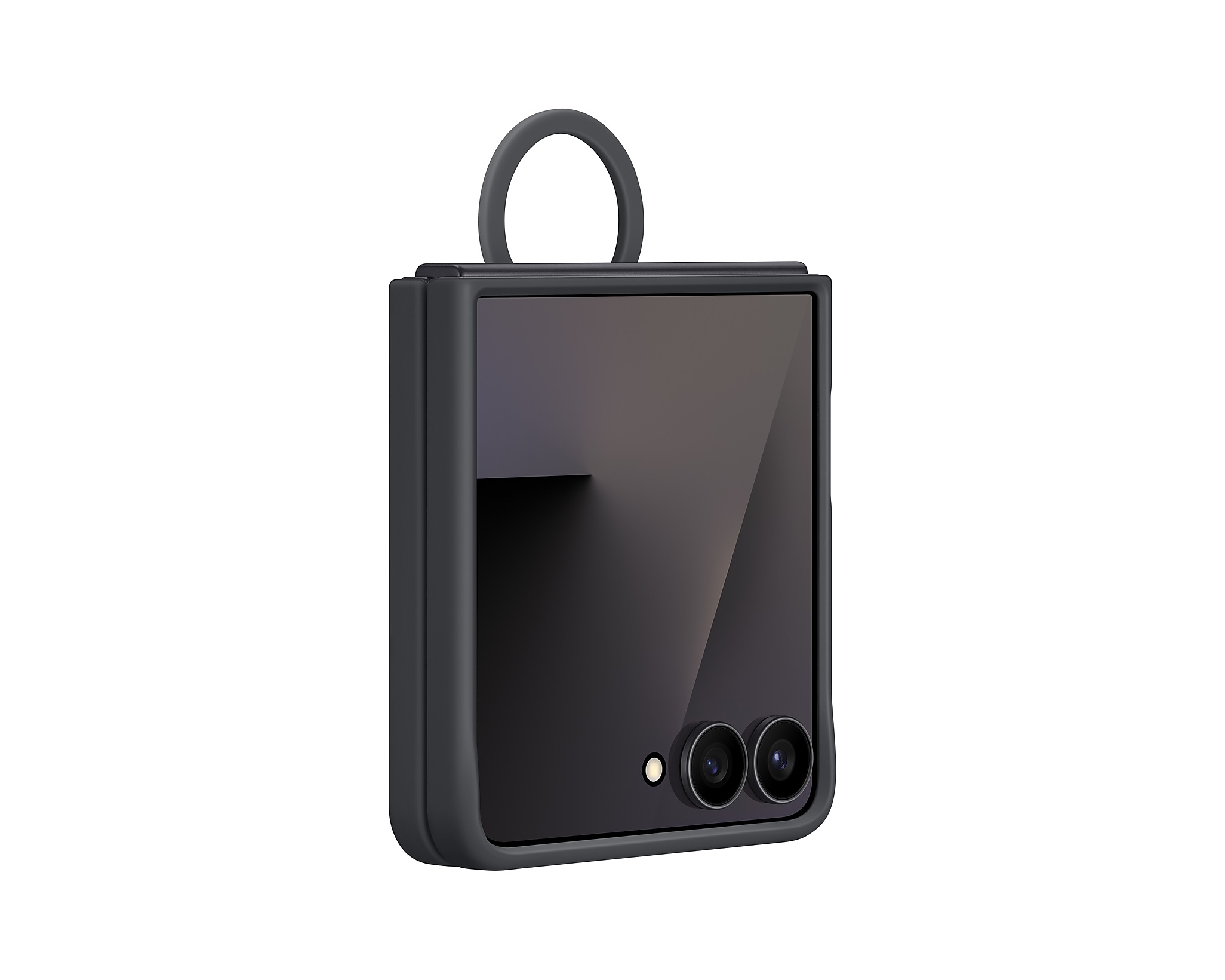 Samsung Silikónový kryt s držiakom na prst Flip7 Black 