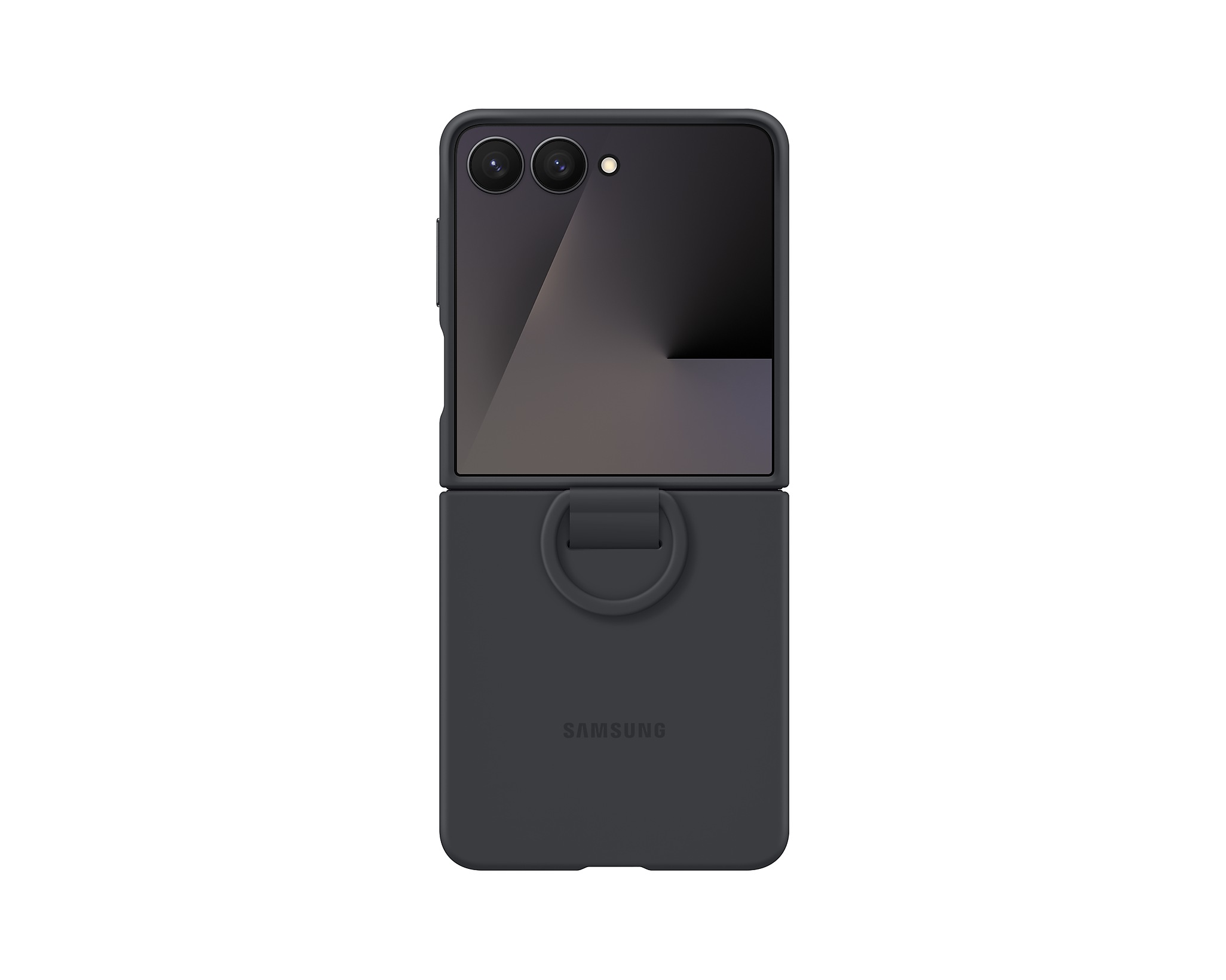 Samsung Silikónový kryt s držiakom na prst Flip7 Black 