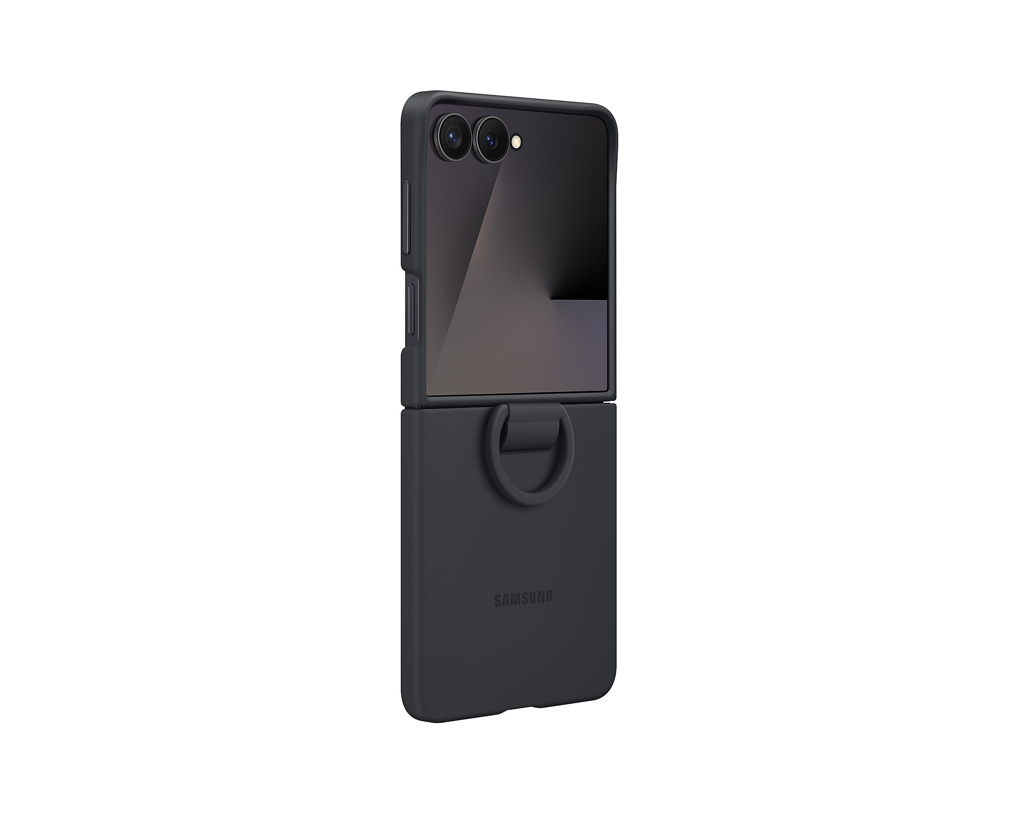 Samsung Silikónový kryt s držiakom na prst Flip7 Black 