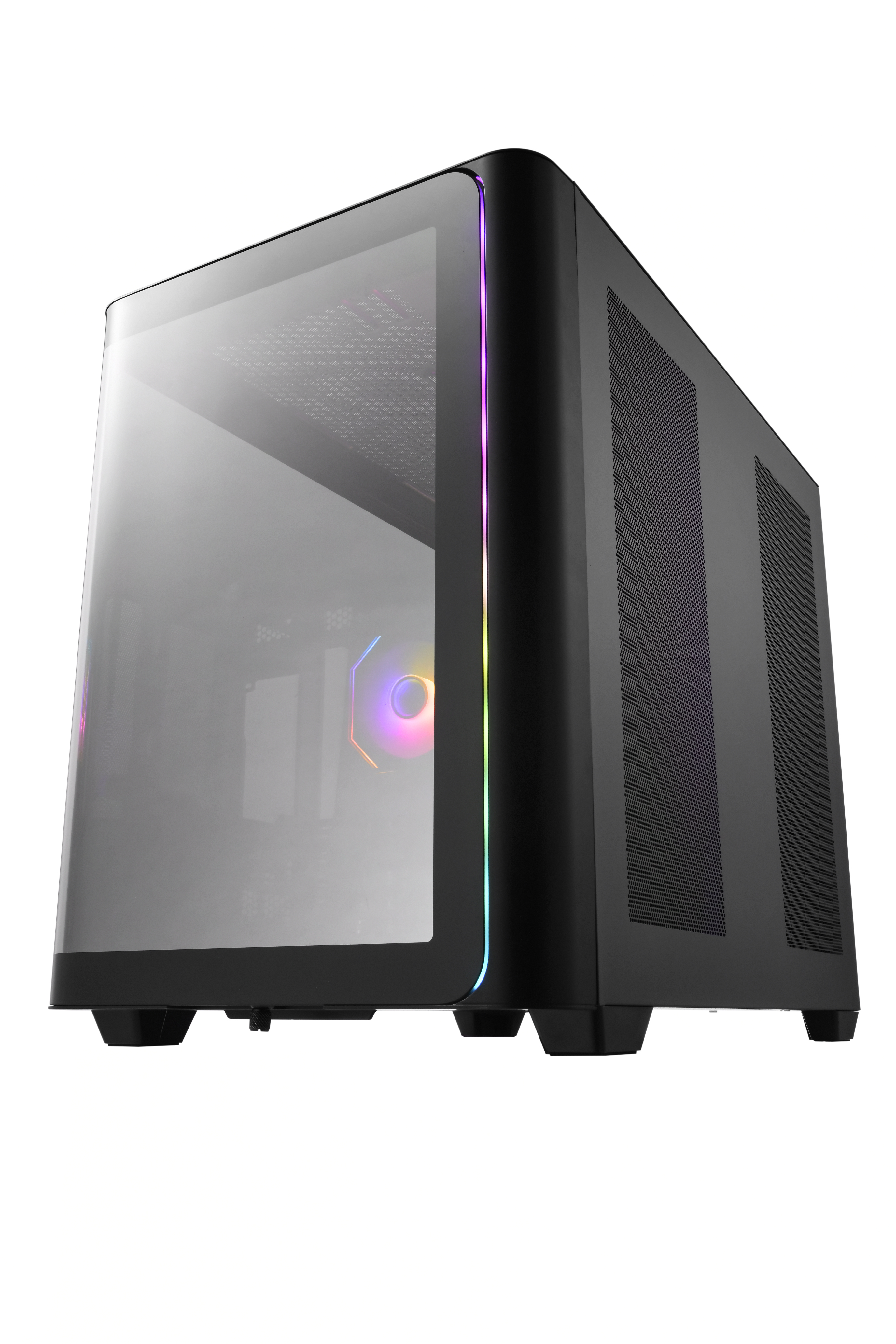 FSP ATX Midi Tower M580-BP/ Midi Tower/ Transpar./ Čierna 