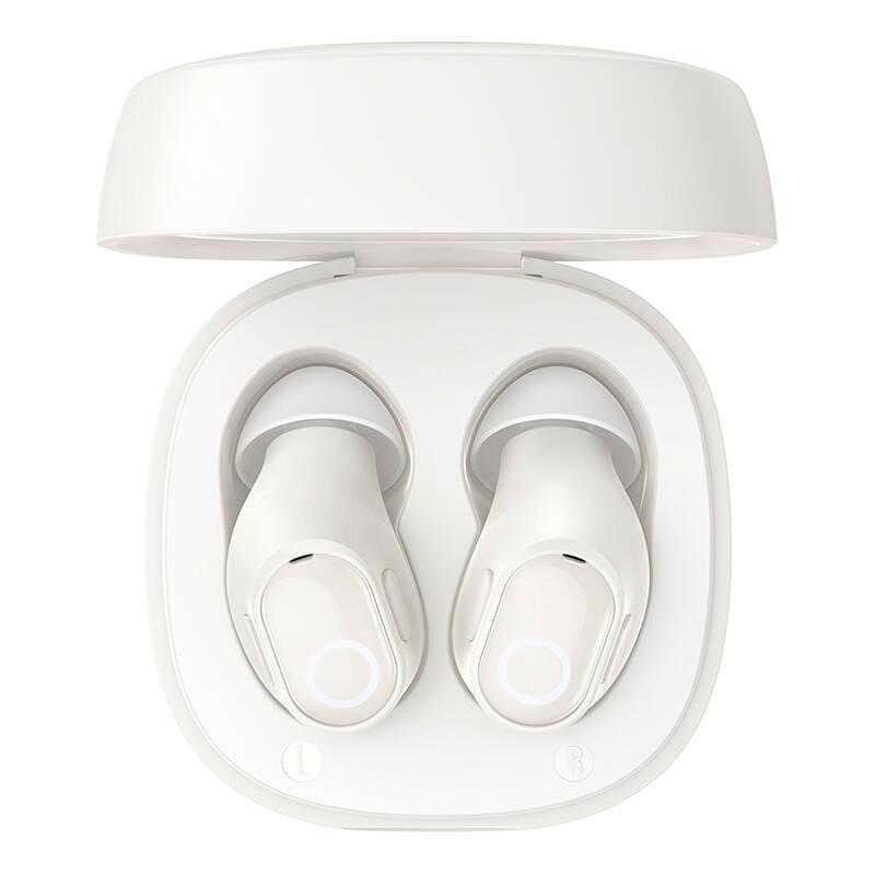 Baseus Bluetooth slúchadlá Bowie WM02 biela 
