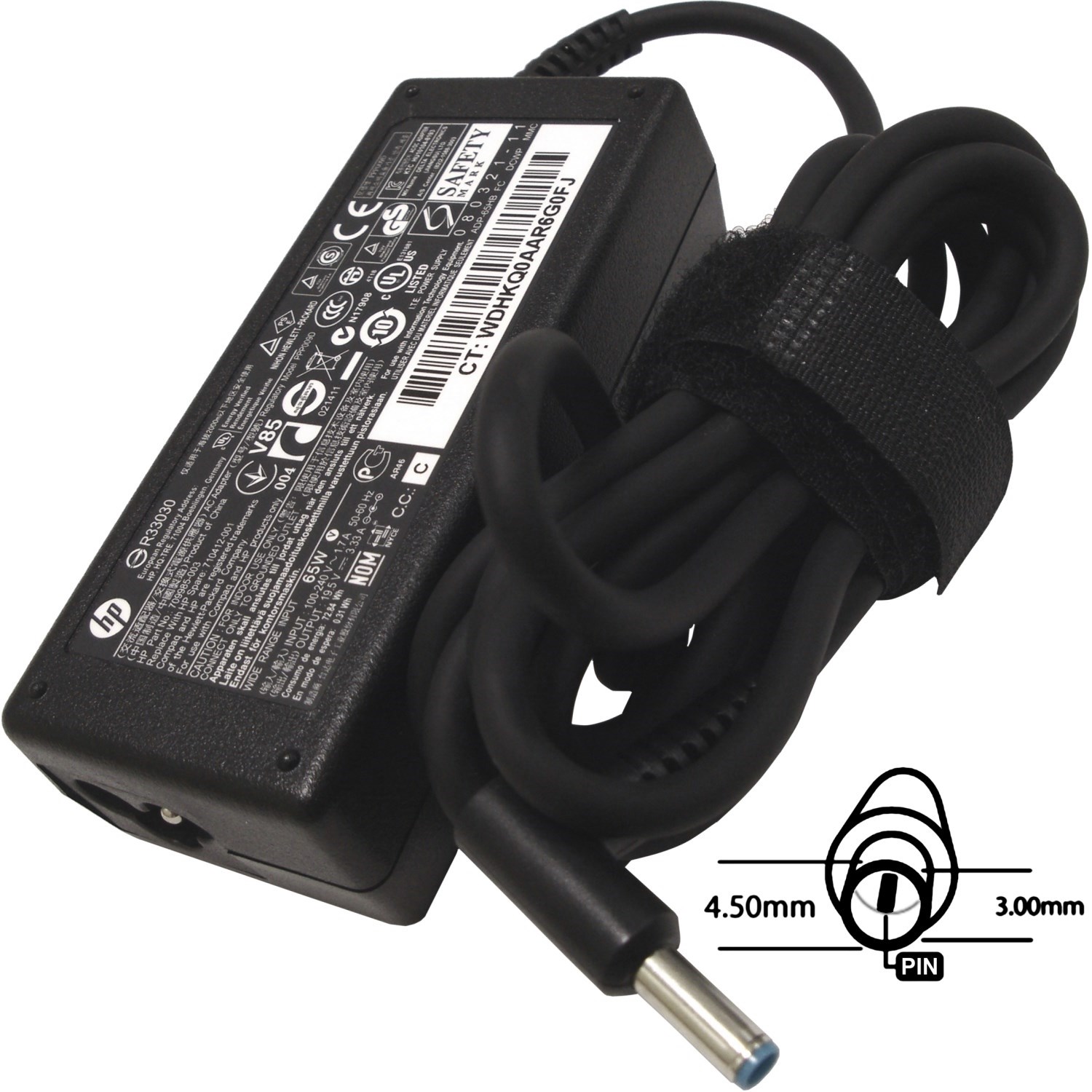 Napájací adaptér 65W, 19, 5V 4.5x3.0mm, originál HP