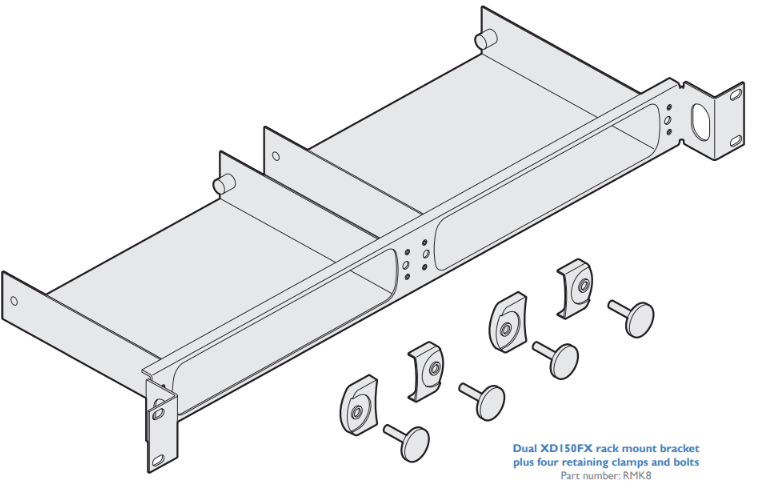 Rackmount kit 1U XD150