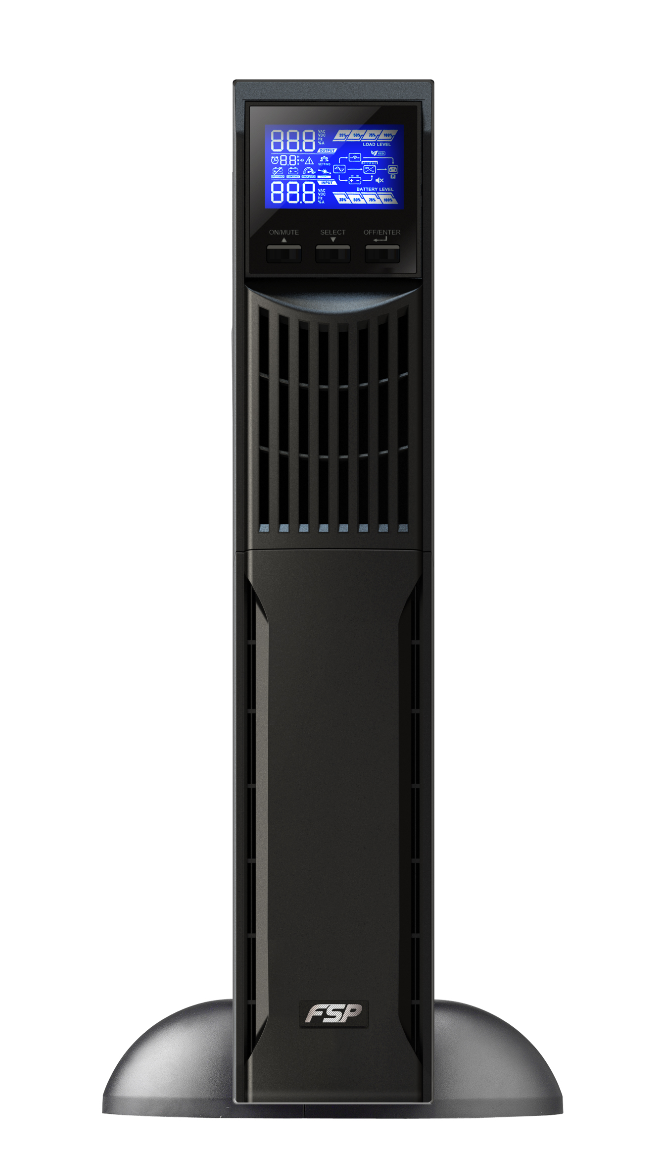 FSP UPS CHAMP 3K rack 2U Schuko, 3000 VA/ 2700 W, online 