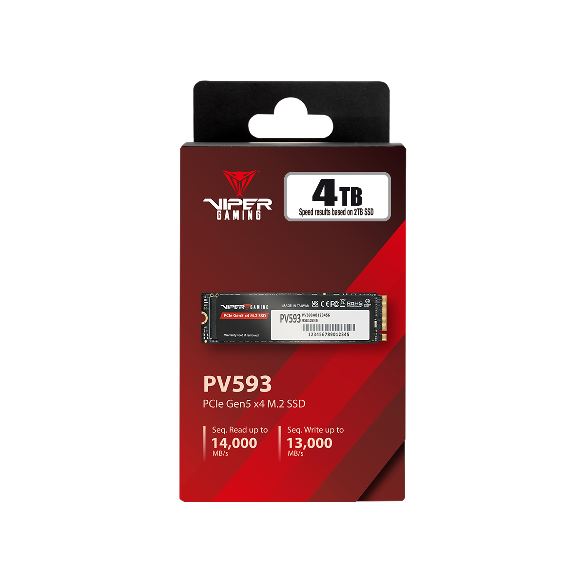 SSD 4TB PATRIOT PV593 M.2 2280 Gen5x4 