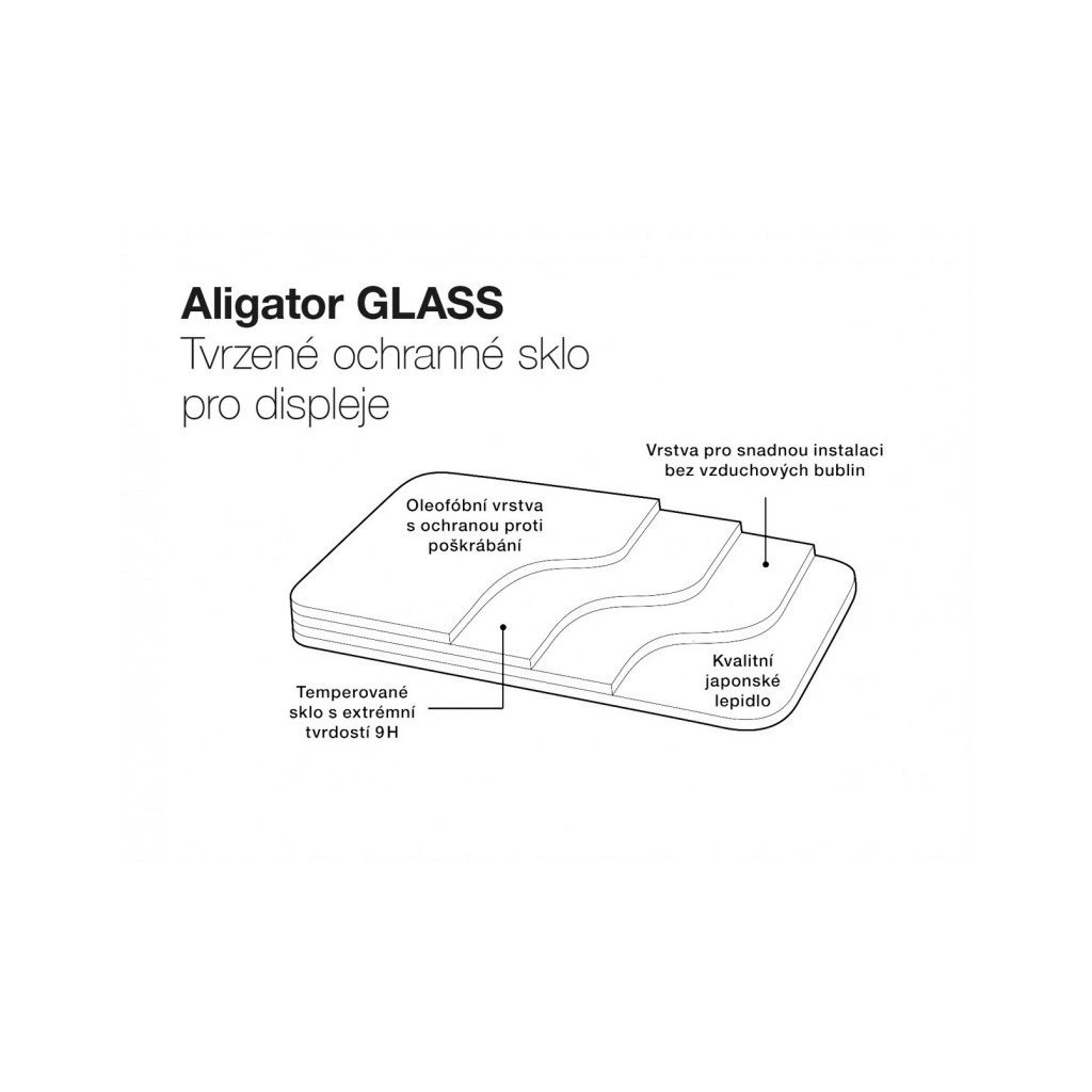 Aligator sklo GLASS S6600/ S6700, originálne 