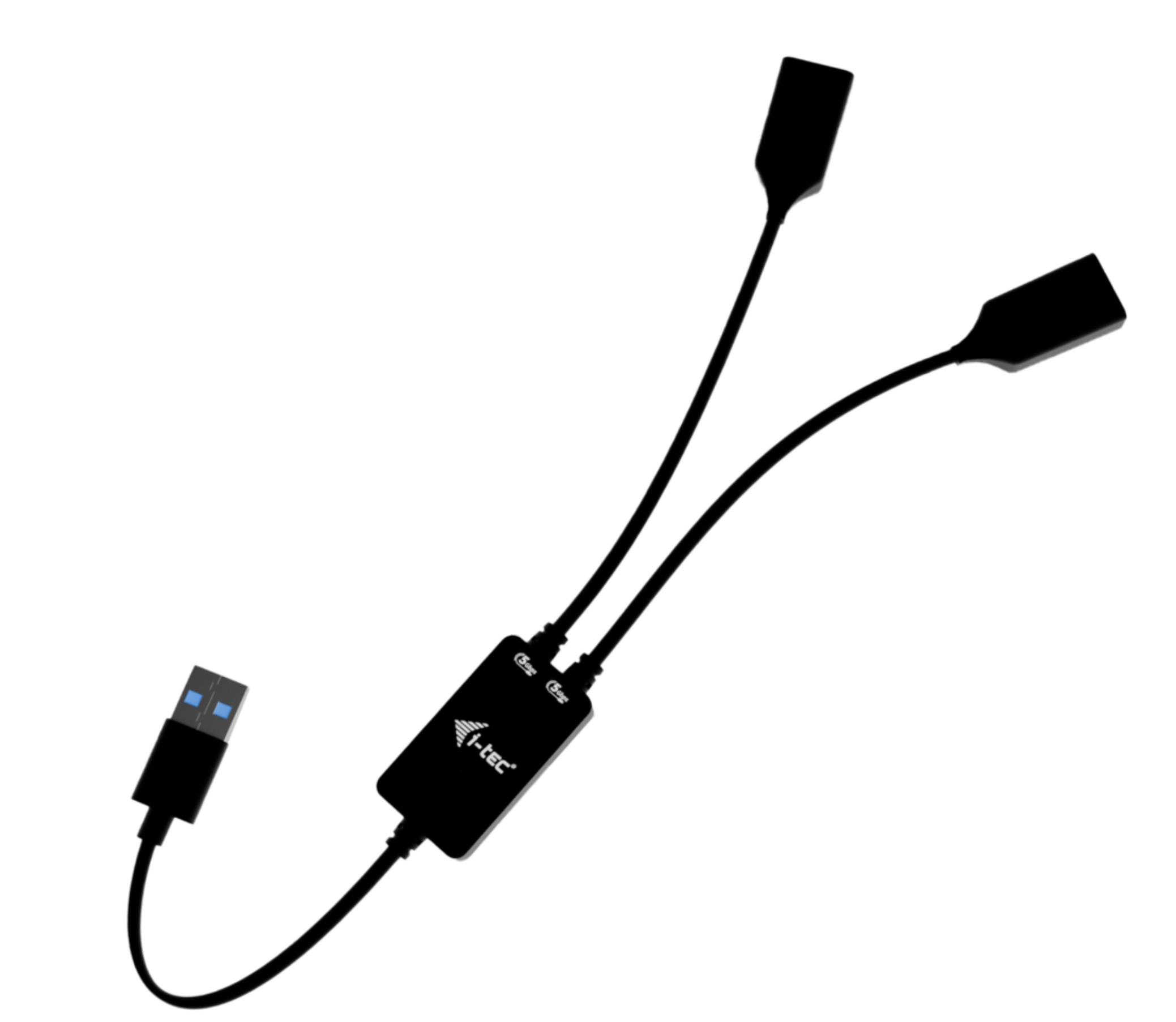 i-tec USB-A Cable HUB 2 port (2x USB-A) 