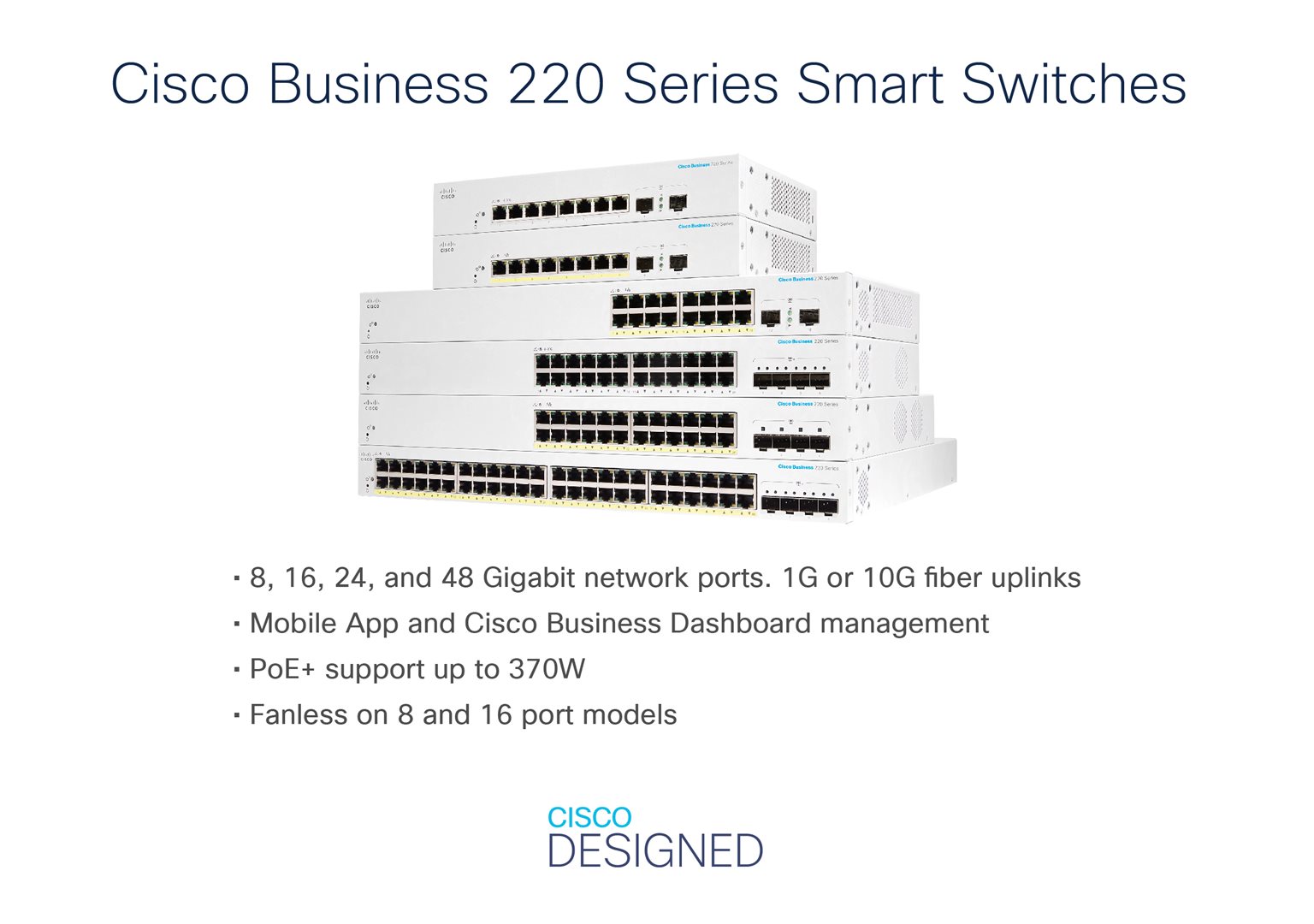 Cisco CBS220-8FP-E-2G-EU REFRESH 