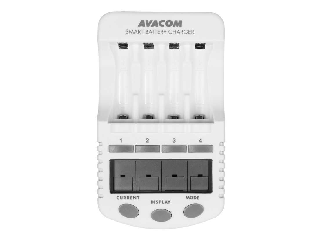 AVACOM JVL-505 inteligentná nabíjačka batérií (AA, AAA) 