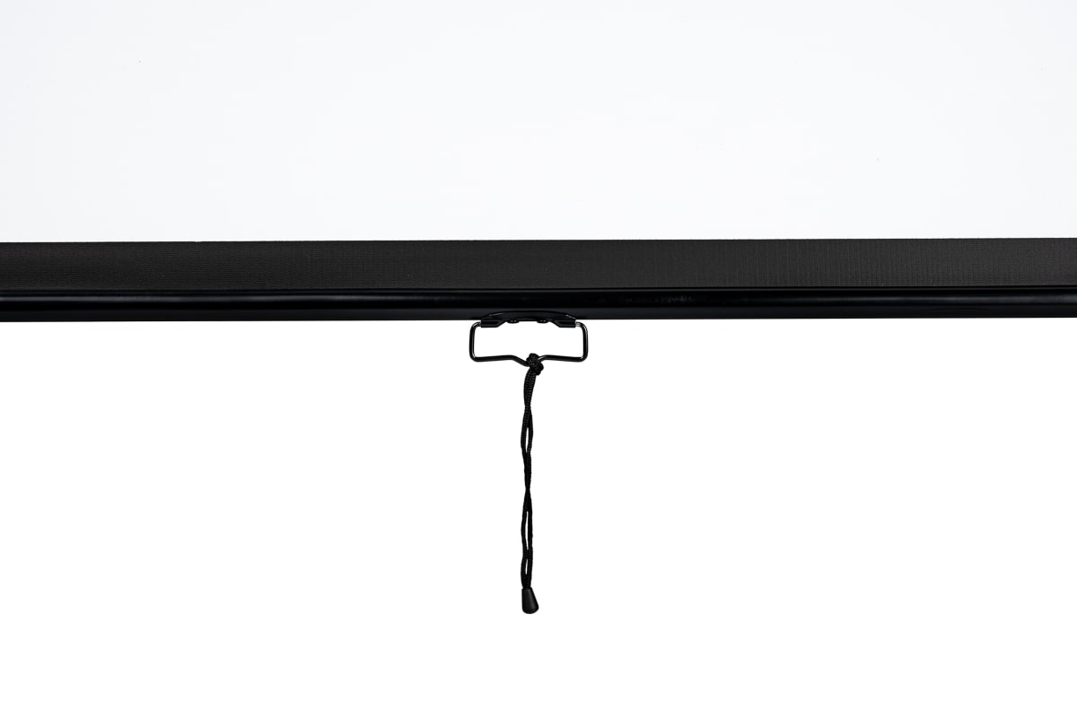 Nástenné projekčné plátno AVELI, 221x125cm (16:9) 100", čierny tubus 