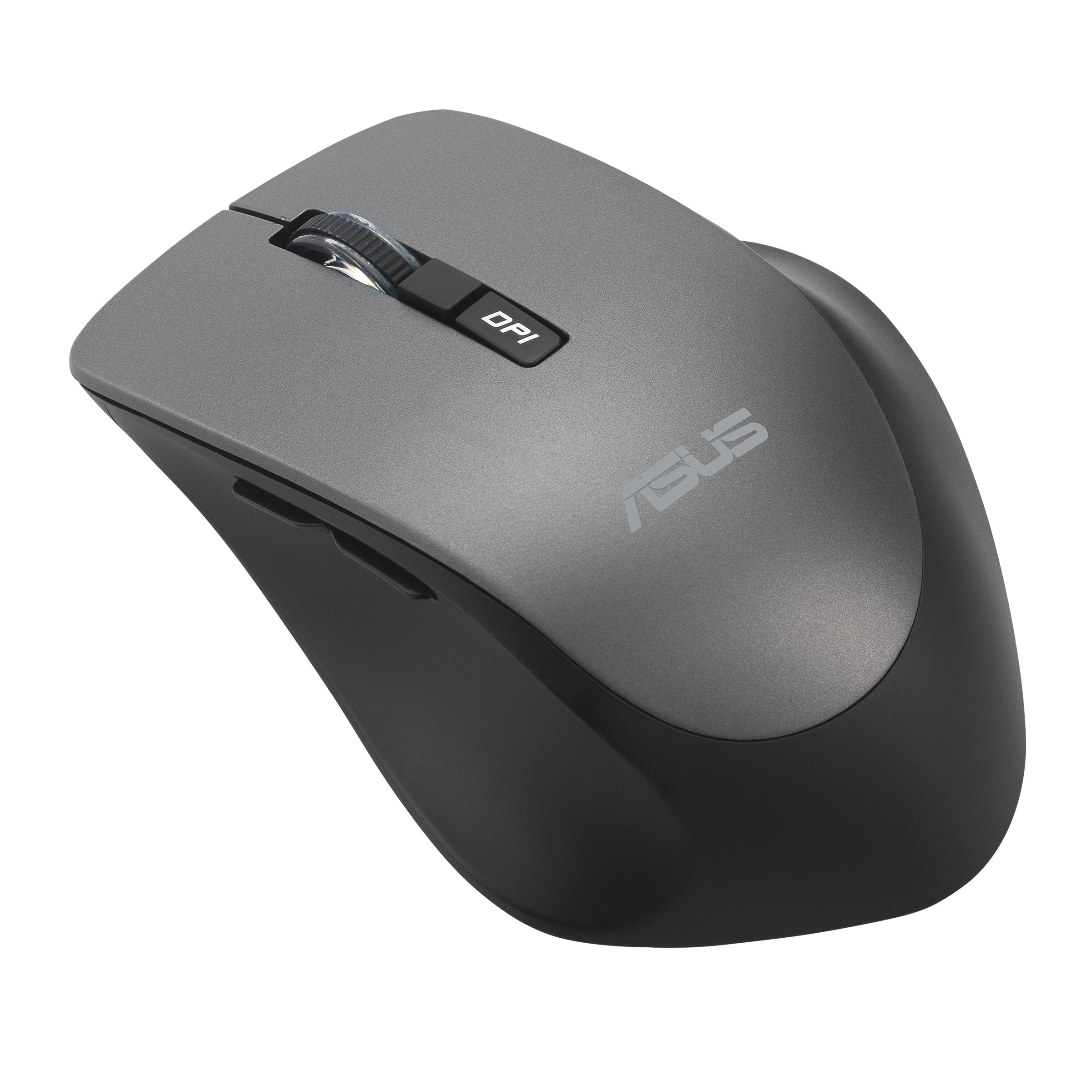 ASUS WT425/ Ergonomická/ Optická/ Pre pravákov/ 1 600 DPI/ Bezdrôtové USB/ Šedá 