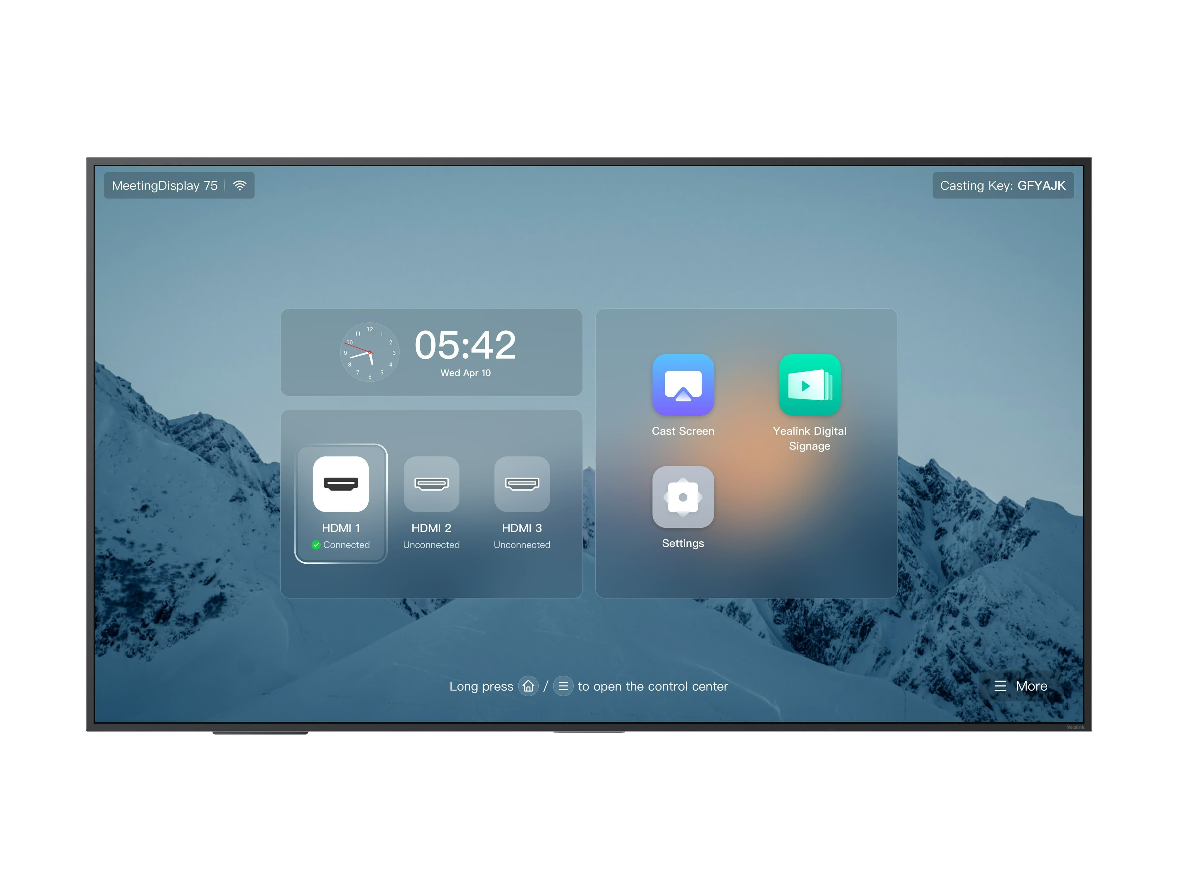 Yealink MeetingDisplay 75, Ultra HD, 4K, IPS,  