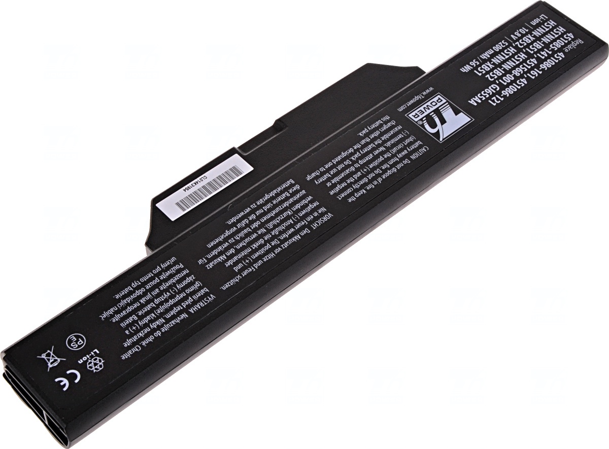 Batéria T6 Power pre HP Compaq 6530s, 6535s, 6720s, 6730s, 6735s, 6820s, 6830s, 5200mAh, 56Wh, 6cell 