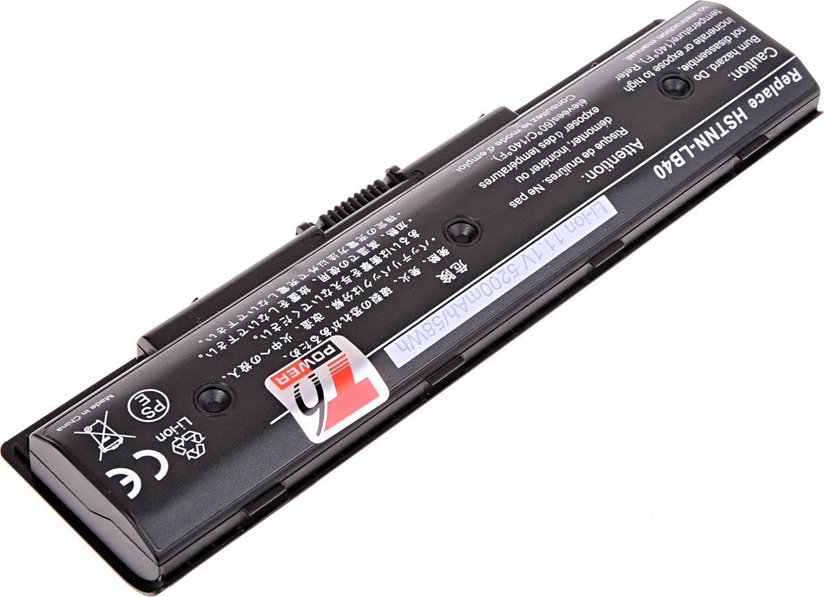 Batéria T6 Power HP Pavilion 14-exxx, 15-exxx, 17-exxx, Envy 15-jxxx, 17-jxxx, 5200mAh, 58Wh, 6cell 