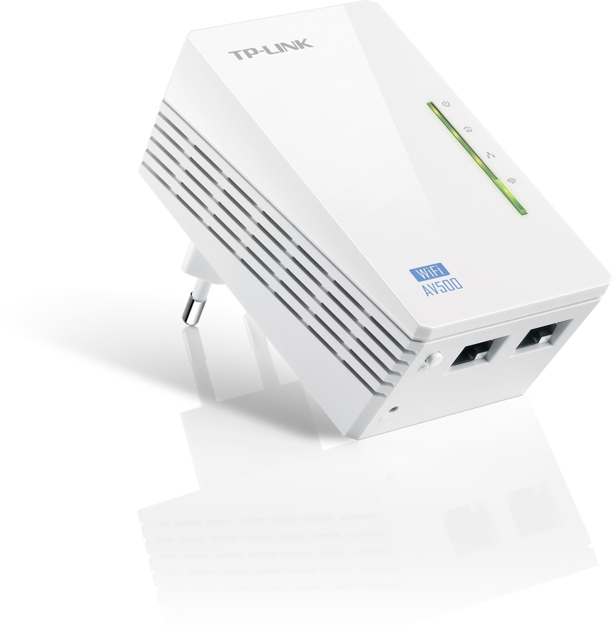 TP-LINK TL-WPA4220 AV600 Powerline Extender, Qualcomm,300Mbps at 2.4GHz,600Mbps Powerline