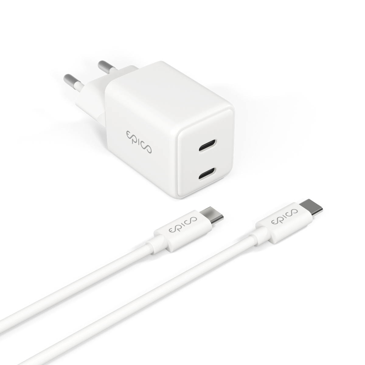 Epico GaN 35W adaptér EA35 s 1, 2 m USB-C káblom  