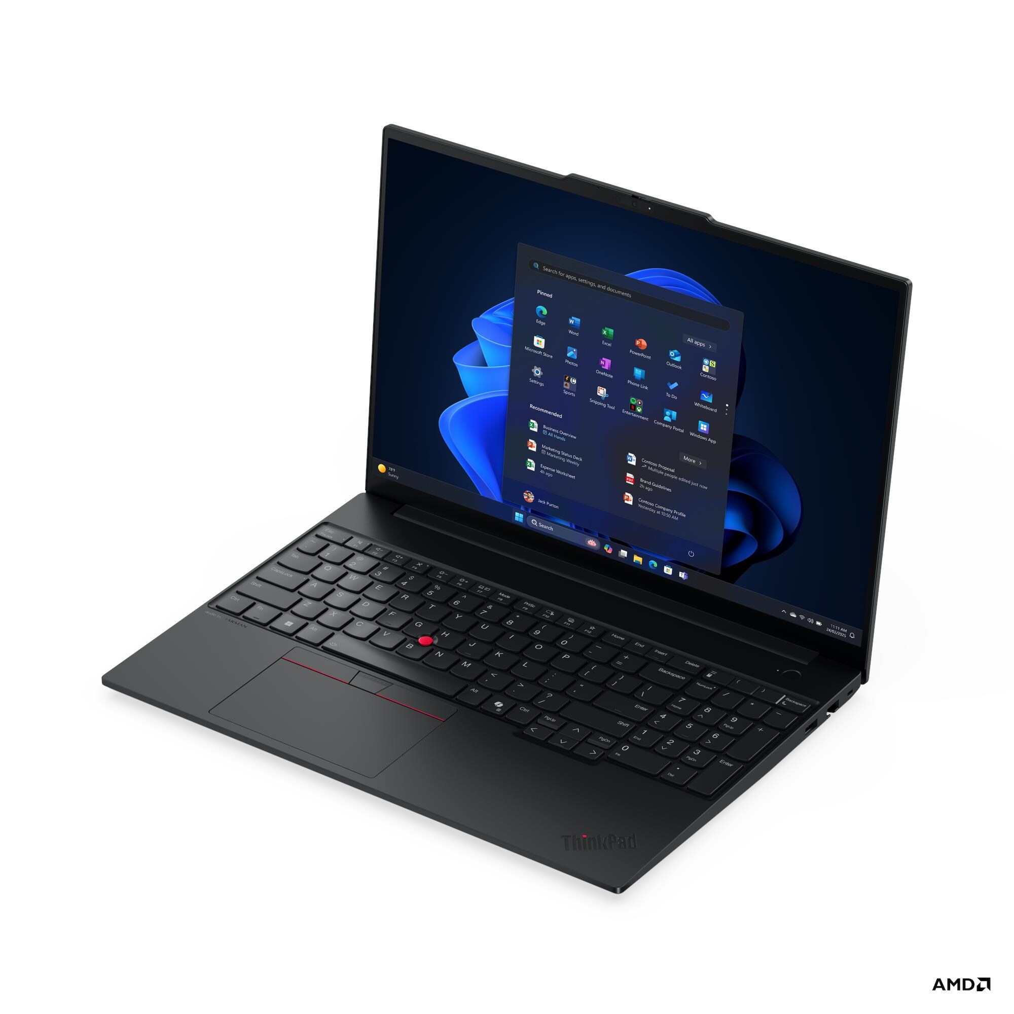 Lenovo ThinkPad E/ ThinkPad E16 G3/ U5-225U/ 16"/ WUXGA/ 16GB/ 512GB/ Intel int/ W11P/ Black/ 3R 