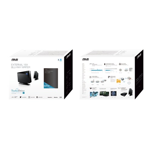 ASUS TurboDrive BW-16D1H-U PRO BDXL Bluray USB-A 
