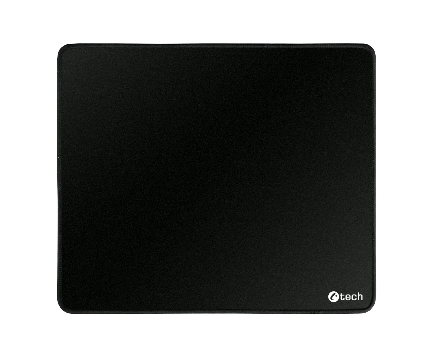 Podložka pod myš C-TECH MP-01, čierna, 320x270x4mm, obšité okraje