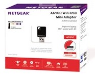 NETGEAR WiFi 802.11ac DUAL BAND USB adaptér, A6100 