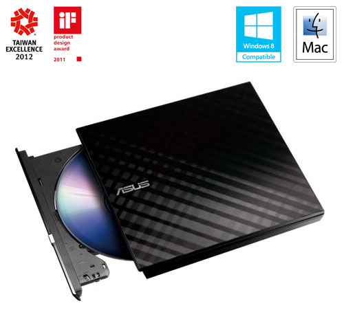 ASUS SDRW-08D2S-U Lite čierna DRW USB-A + softvér