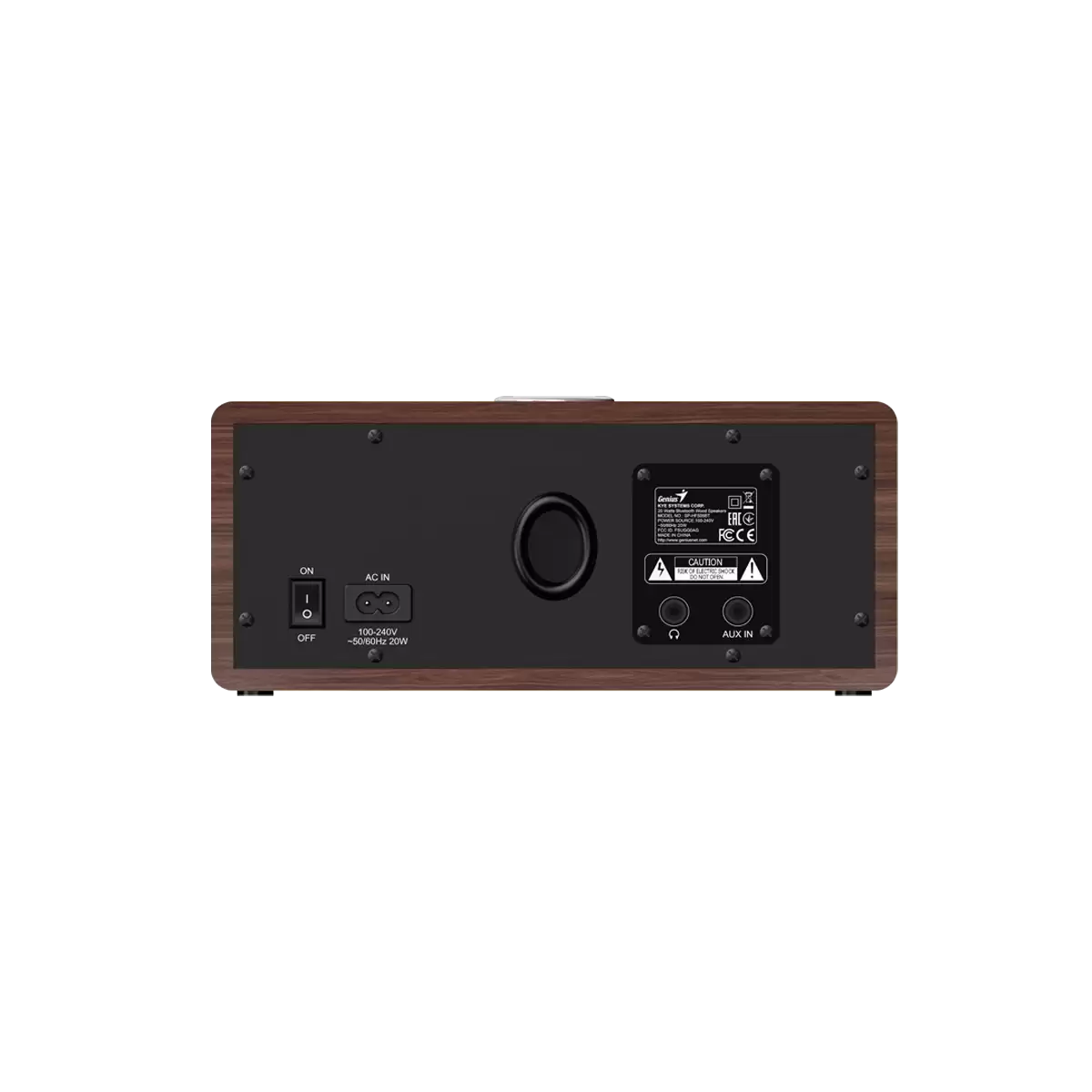 GENIUS repro SP-HF505BT, tmavé drevo 