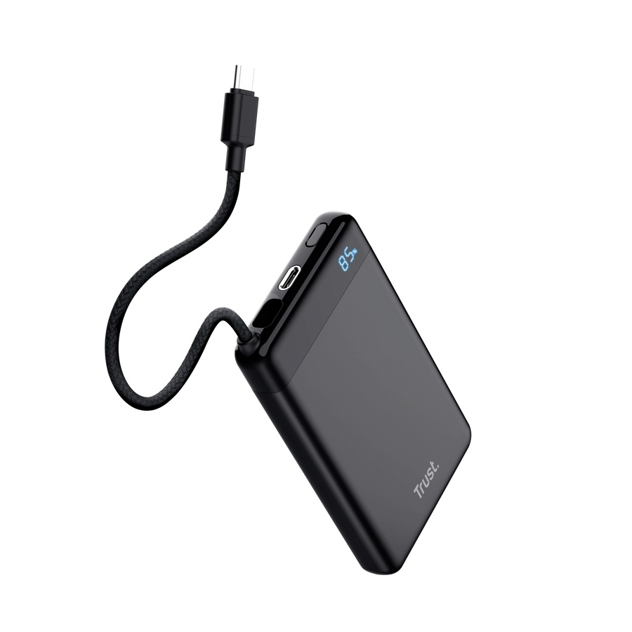 TRUST FIERA 20.000 POWERBANK FIXED CABLE 