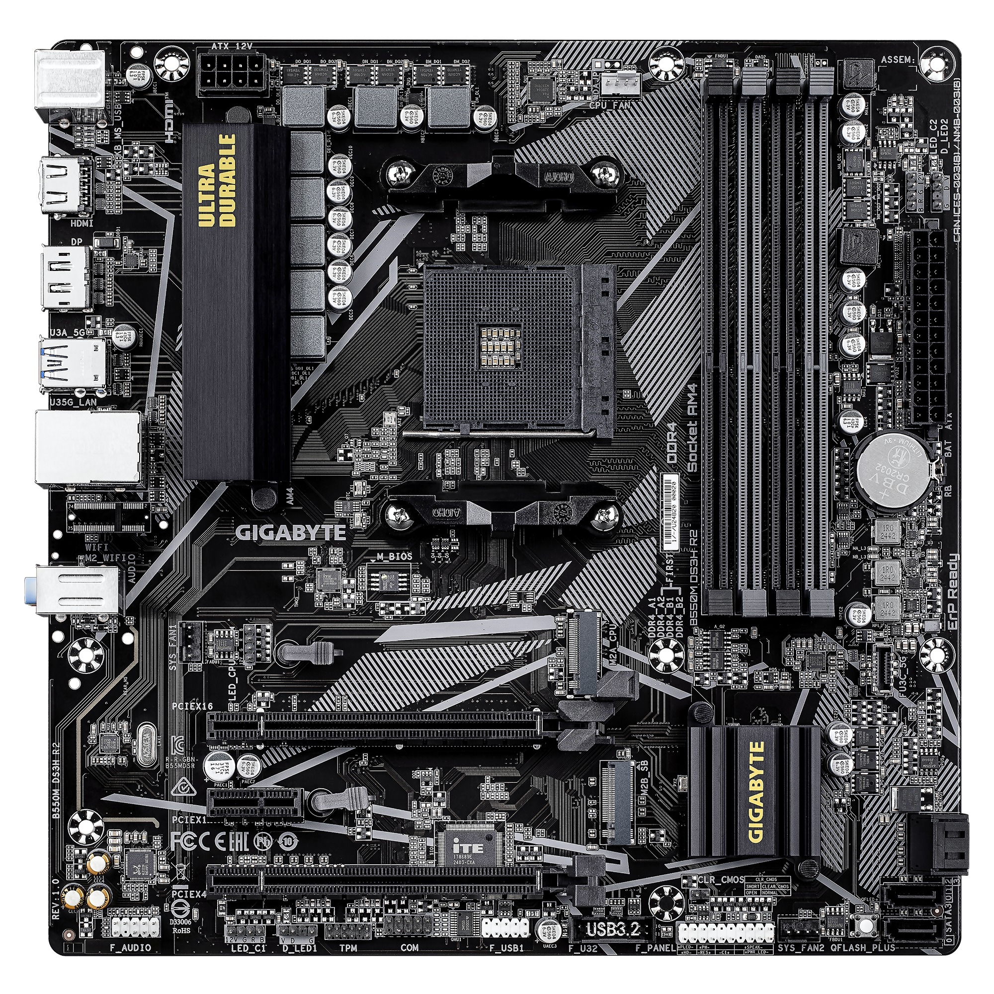 GIGABYTE B550M DS3H R2/ AM4/ mATX 