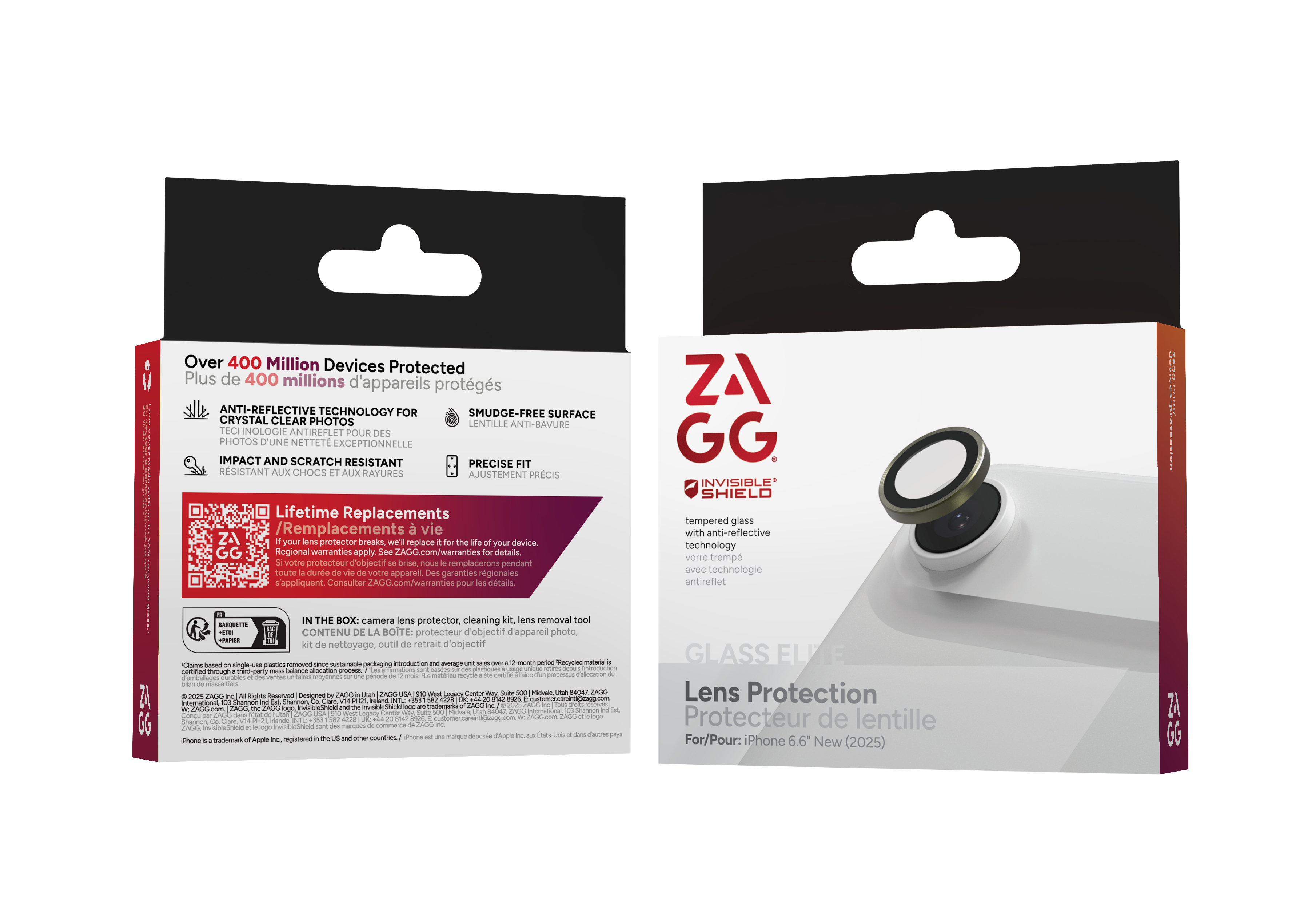 ZAGG Ochranná šošovka Premium pre Apple iPhone Air - zelená 