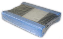 19"rozvádzač jednodielny 6U/ 400mm FLAT-PACK skl.dv. 