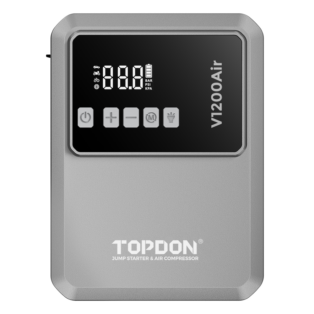 TOPDON Car Jump Starter Jump Surge V1200air/ 10000mAh/ 1200A/ 6, 0l benzín/ 4, 5l nafta 
