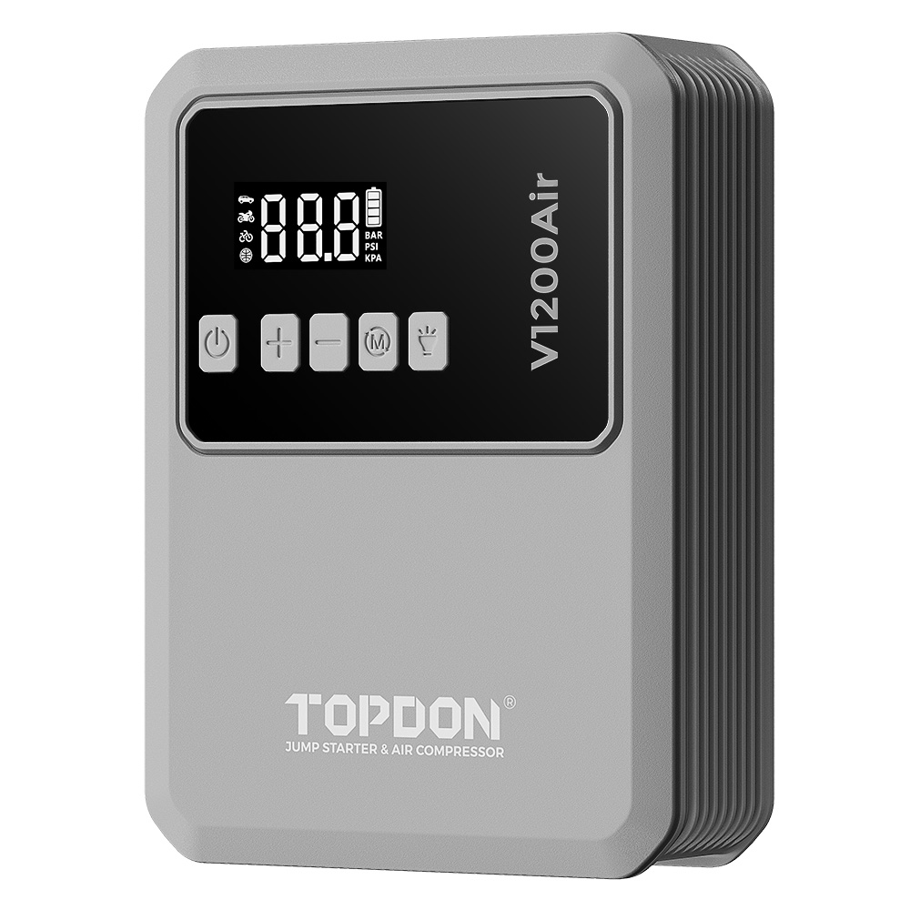 TOPDON Car Jump Starter Jump Surge V1200air/ 10000mAh/ 1200A/ 6, 0l benzín/ 4, 5l nafta 