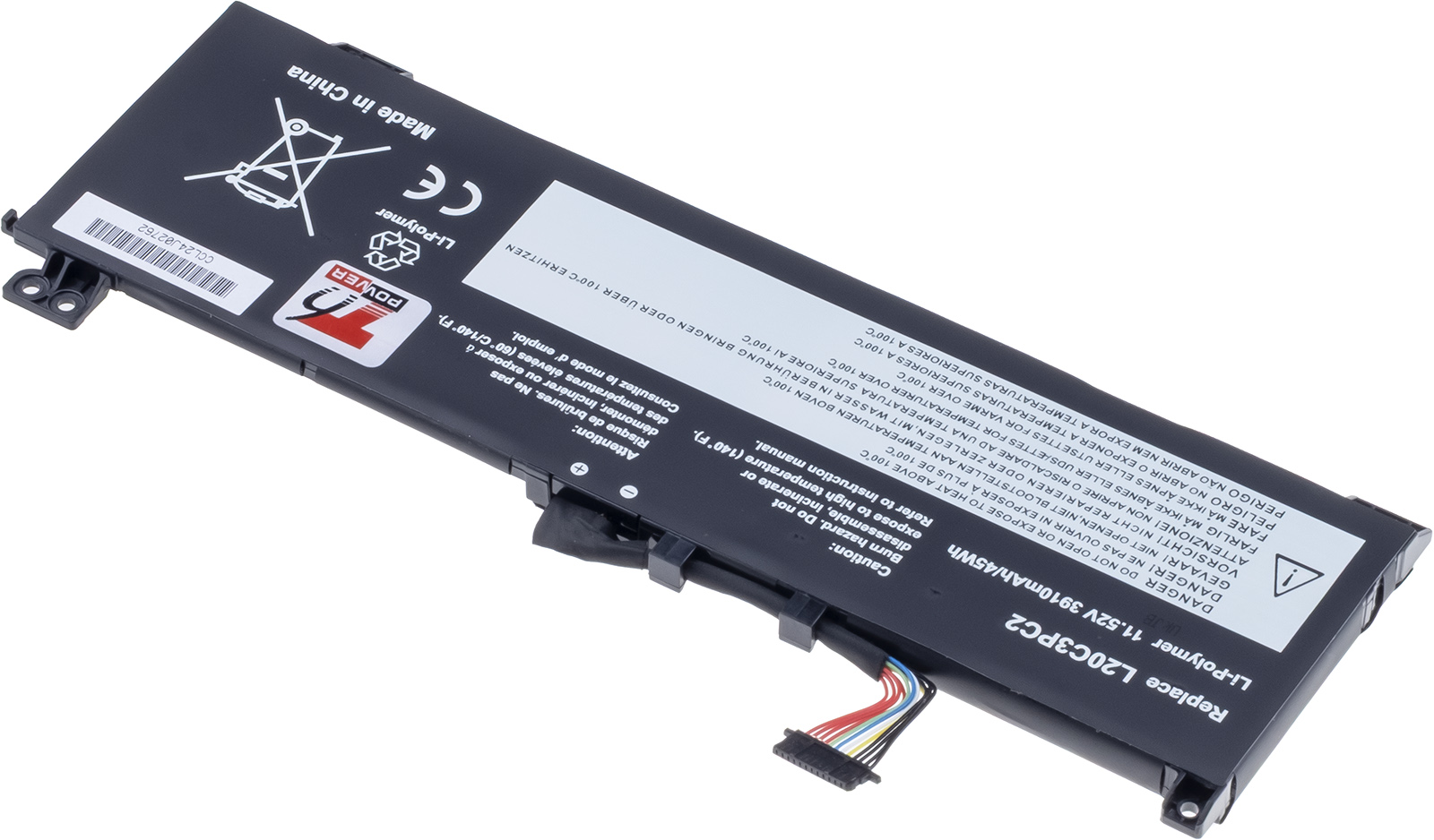 Batéria T6 Power pre Lenovo IdeaPad 3-15ACH6, 3-15IHU6, 3910mAh, 45Wh, 3cell, Li-poly 