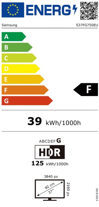 Samsung Odyssey G7/ LS37FG750EUXEN/ 37"/ VA/ 4K UHD/ 165Hz/ 1ms/ Čierna/ 3R 