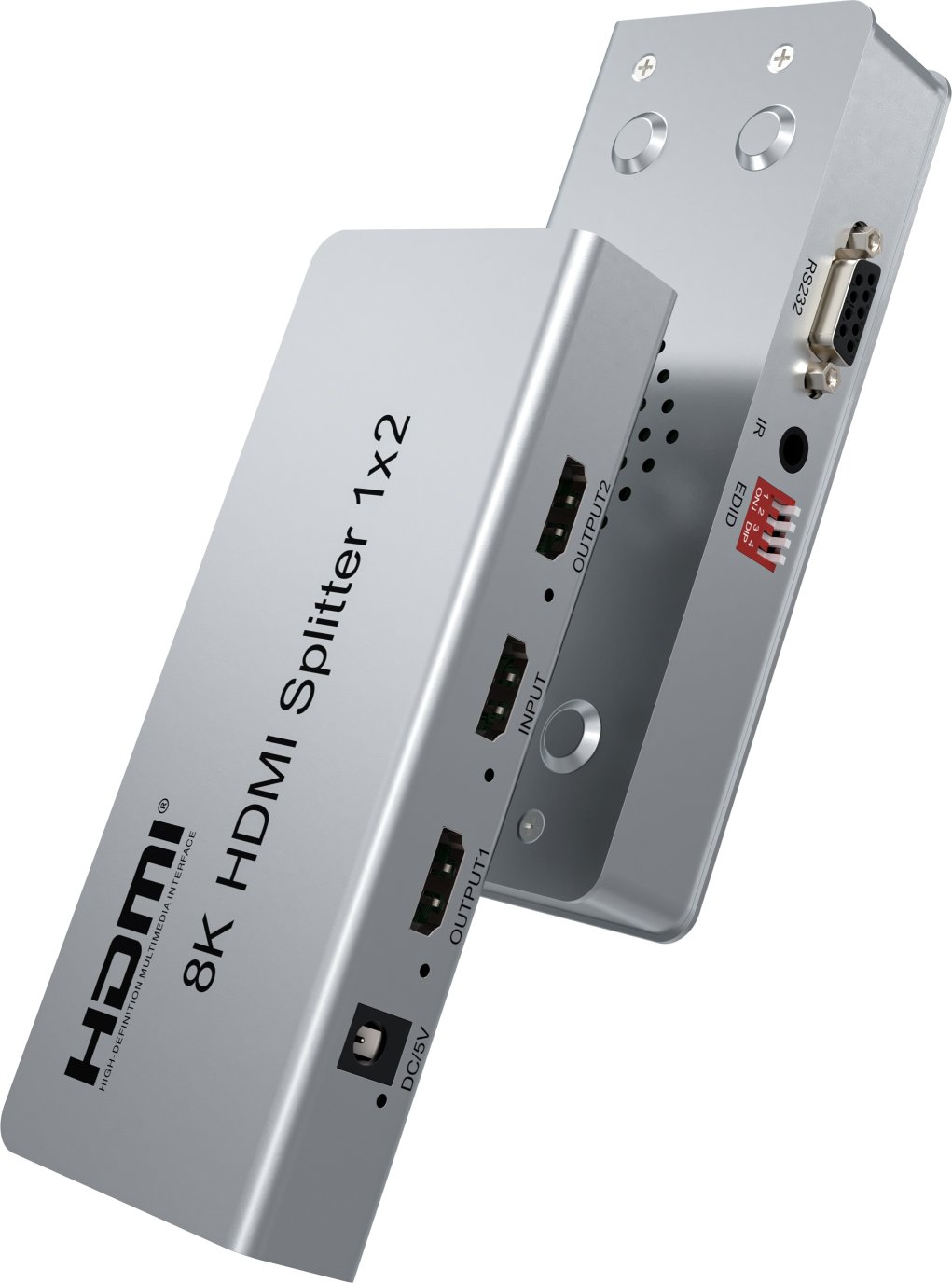 PremiumCord HDMI 2.1 splitter 1-2 porty 