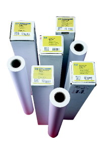 HP Heavyweight Coated Paper,  167 microns (6.6 mil) • 130 g/ m2 (35 lbs) • 914 mm x 30.5 m,  C6030C