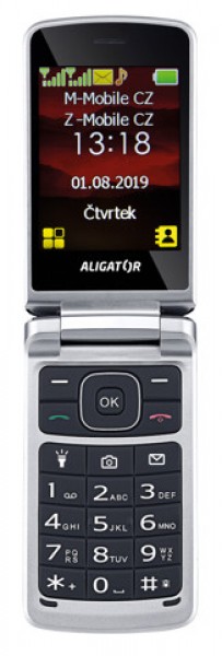ALIGATOR V710 Senior červeno-strieborný+st.nab. 