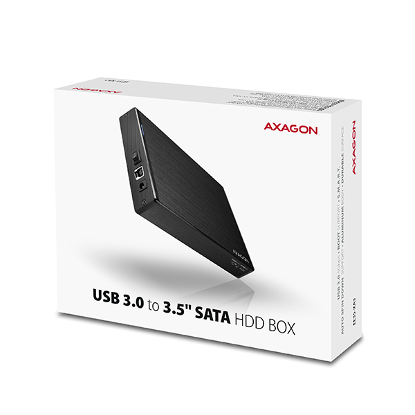 AXAGON EE35-XA3, USB 3.2 Gen 1 - SATA, 3.5" externí ALINE box 