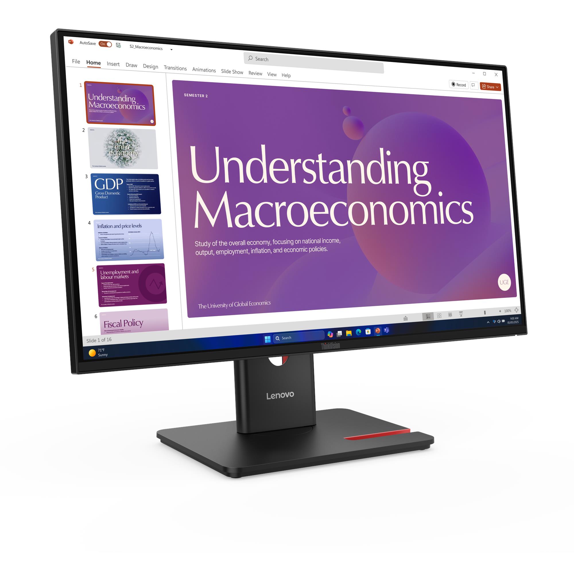 Lenovo ThinkVision/ T24D-40/ 23, 8"/ IPS/ FHD/ 120Hz/ 4ms/ Čierna/ 3R 