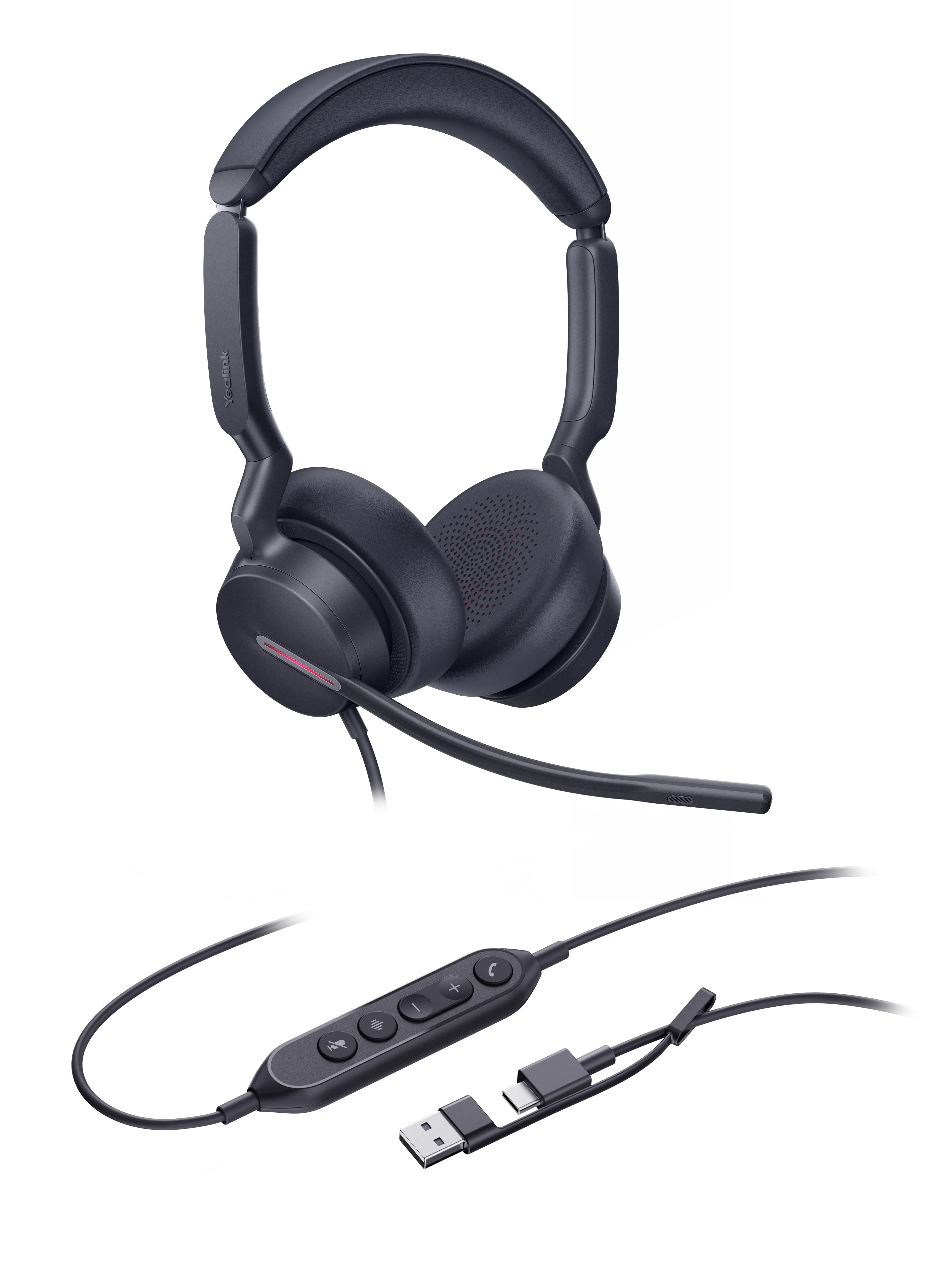Yealink UH46 Dual UC USB-C/ A, náhlavná súprava 