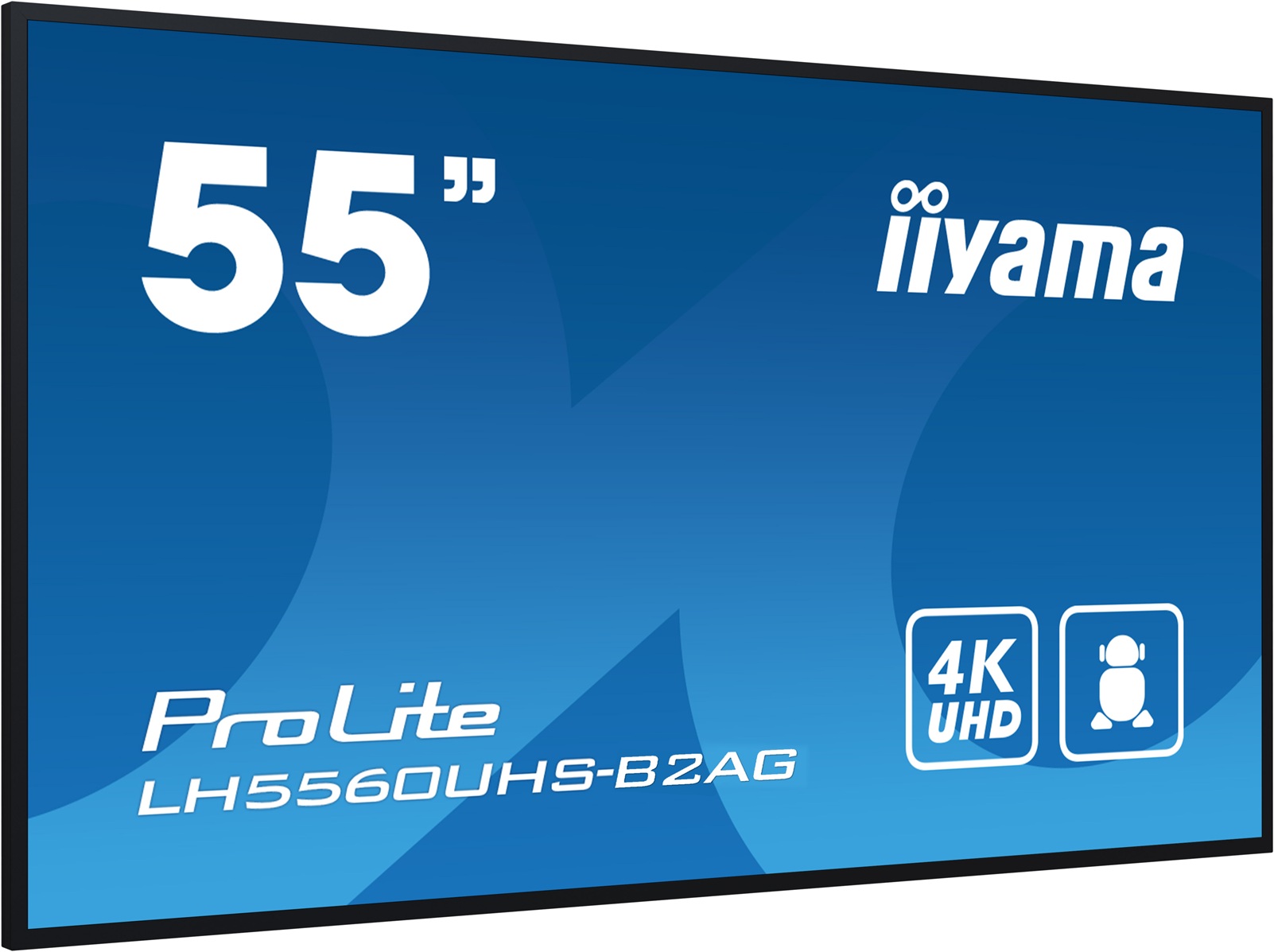 55" iiyama LH5560UHS-B2AG: VA, 4K UHD, Andr.11, 24/ 7 