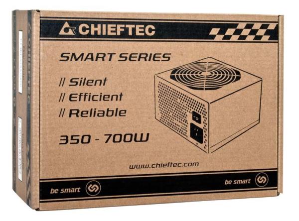 Napájací zdroj CHIEFTEC Smart Series,  GPS-600A8,  600 W,  Active PFC,  maloobchodný predaj1