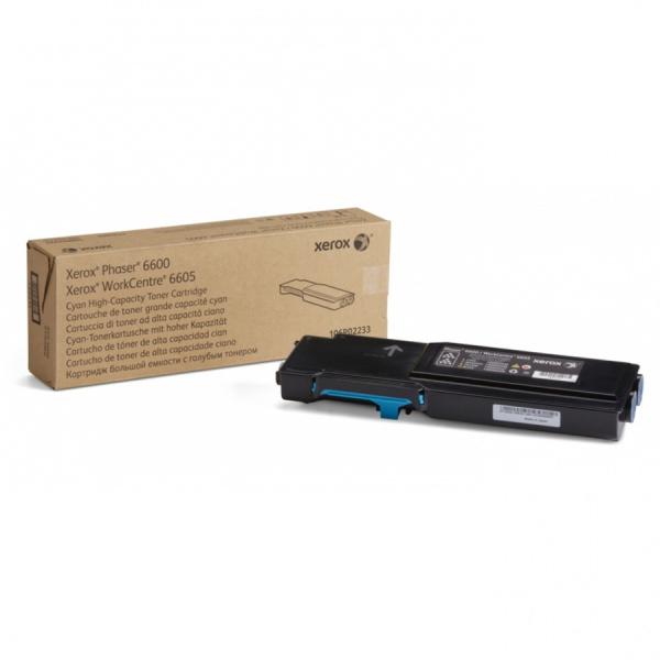 Azúrový toner Xerox pre Phaser 6600/ 6605,  6000 str.