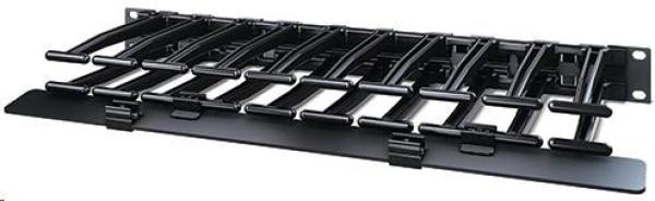 APC 1U horizontálny káblový manažér,  6" hlboký,  jednostranný1
