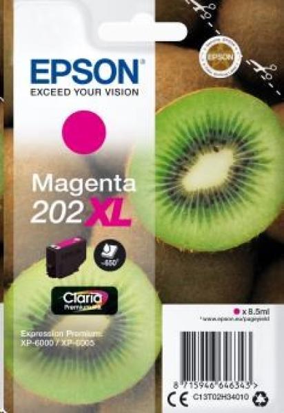 EPSON singlepack, Magenta 202XL, Premium Ink, XL
