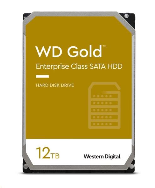 WD GOLD WD121KRYZ 12TB SATA/ 6Gb/s 256MB cache 7200 otáčok za minútu, CMR, Enterprise