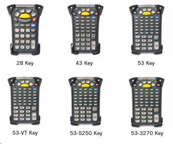 Motorola/ Zebra terminál MC9200 GUN,  WLAN,  1D,  512MB/ 2GB,  43 kláves,  Windows CE7,  BT1